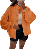 Ruffle Cardigan Oversized Button Up Sweater - Cozy Feminine Layer