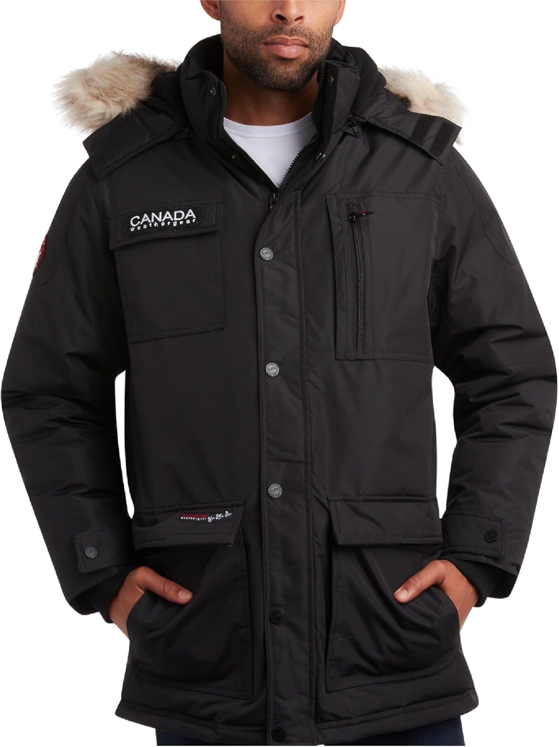 Ultimate Warmth: Men's Fleece Lined Parka