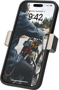 Magnetic Motorcycle Phone Mount Carbon Grey - Billet Aluminum Tank