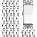 3 Way Decorator Light Switch 15A 120/277V - Reliable Paddle Rocker