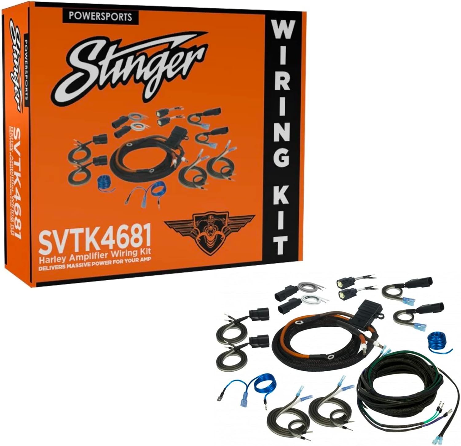 STINGER Harley-Davidson Touring Motorcycles Amplifier Wiring Kit