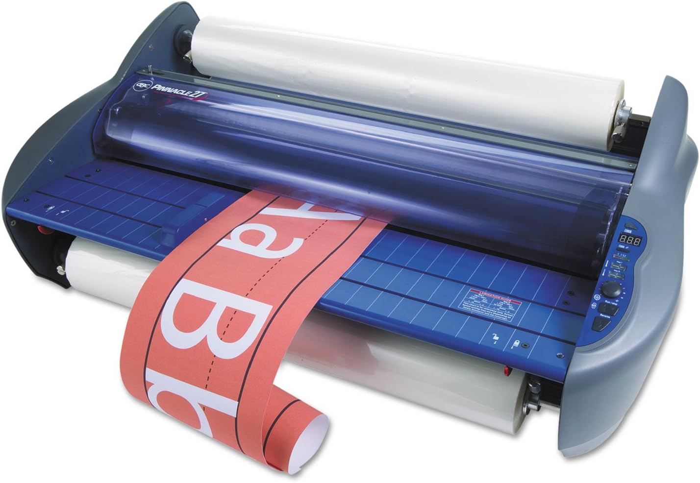 GBC Pinnacle 27 Thermal Laminator - Quick 6 Min Warm-Up for Effortless School Lamination!