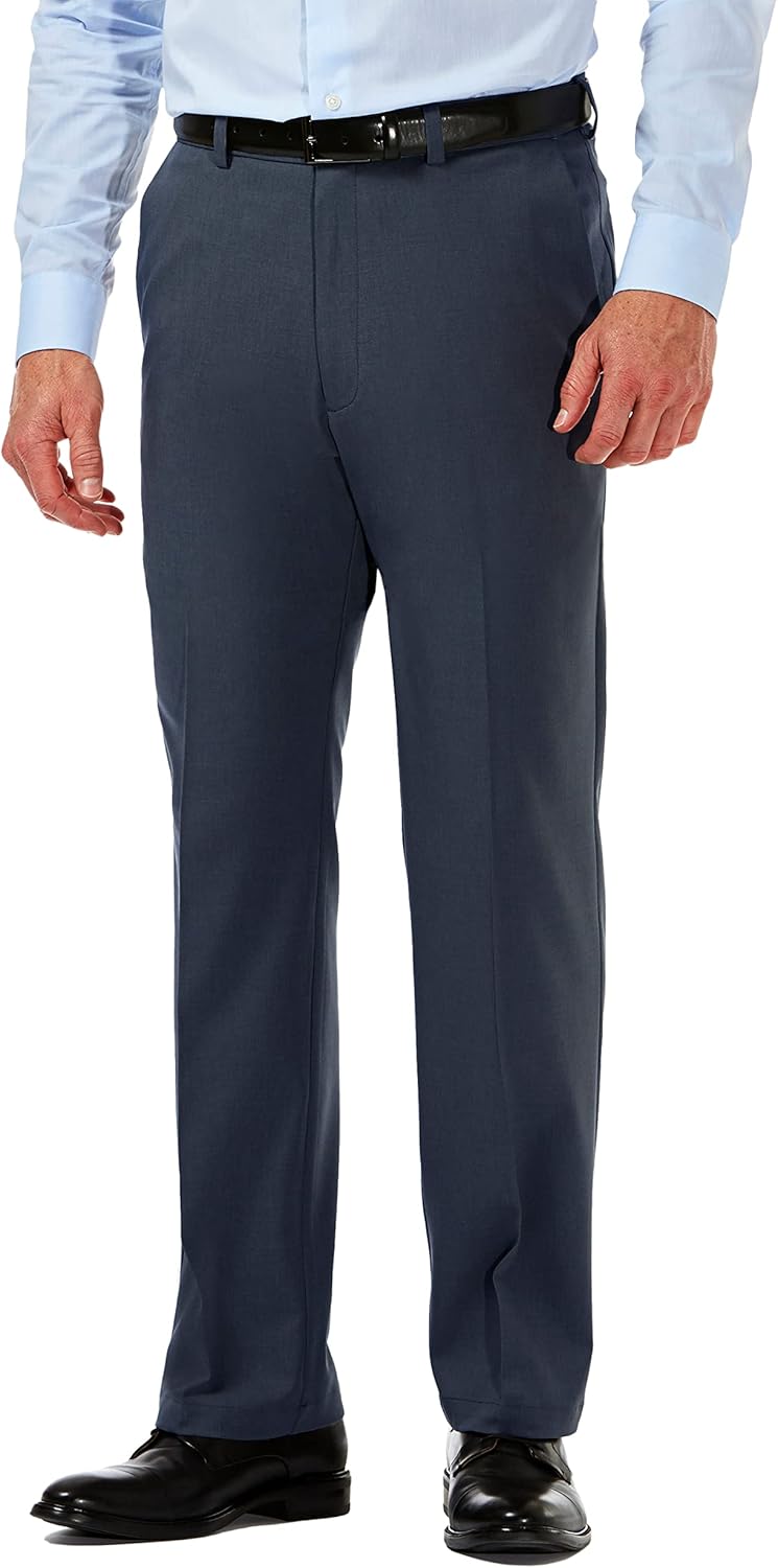 Haggar Men's Cool 18 Pro Flat Front Golf Pant for Comfort