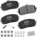 Bendix Priority1 CFM2209 Semi-Metallic Front Brake Pads - Reliable OE