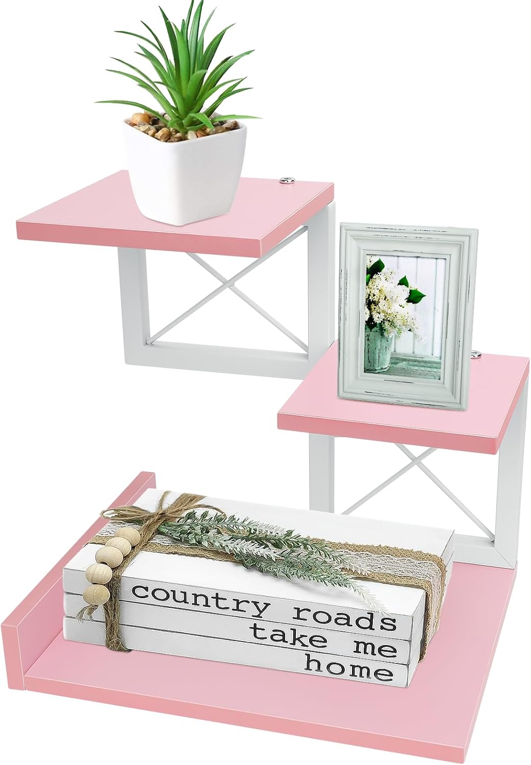 Pink 3 Tier Desk Organizer by ELITEROO