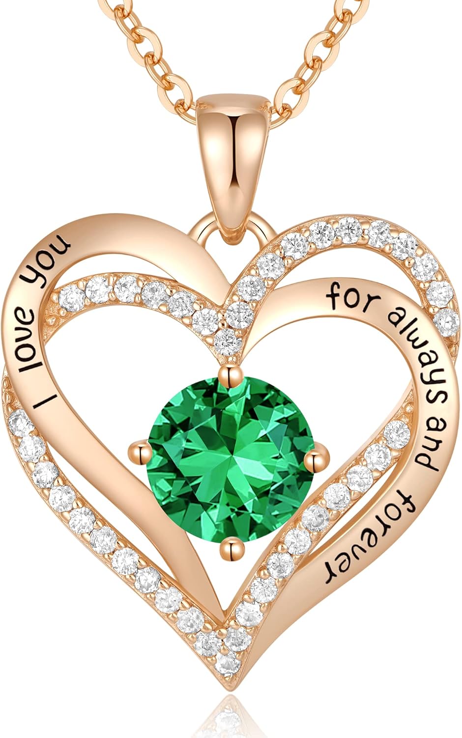 CDE Forever Love Heart Necklaces for Women - Perfect Gift