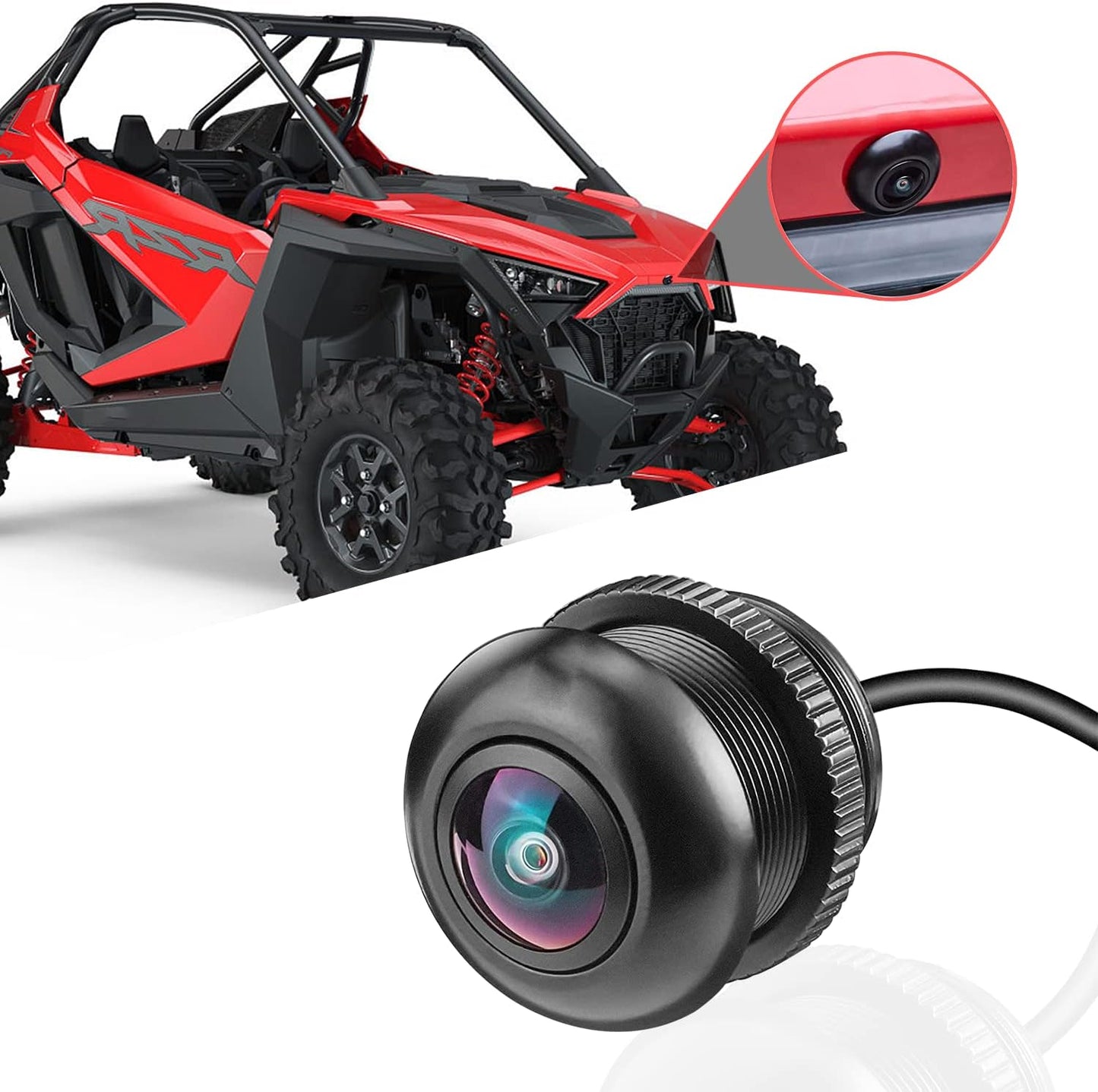 RZR Front Camera Kit with 720P HD Wide Angle for Safety