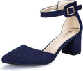 IN2 Pedazo Dress Pumps Low Block Heels - Comfortable Chic