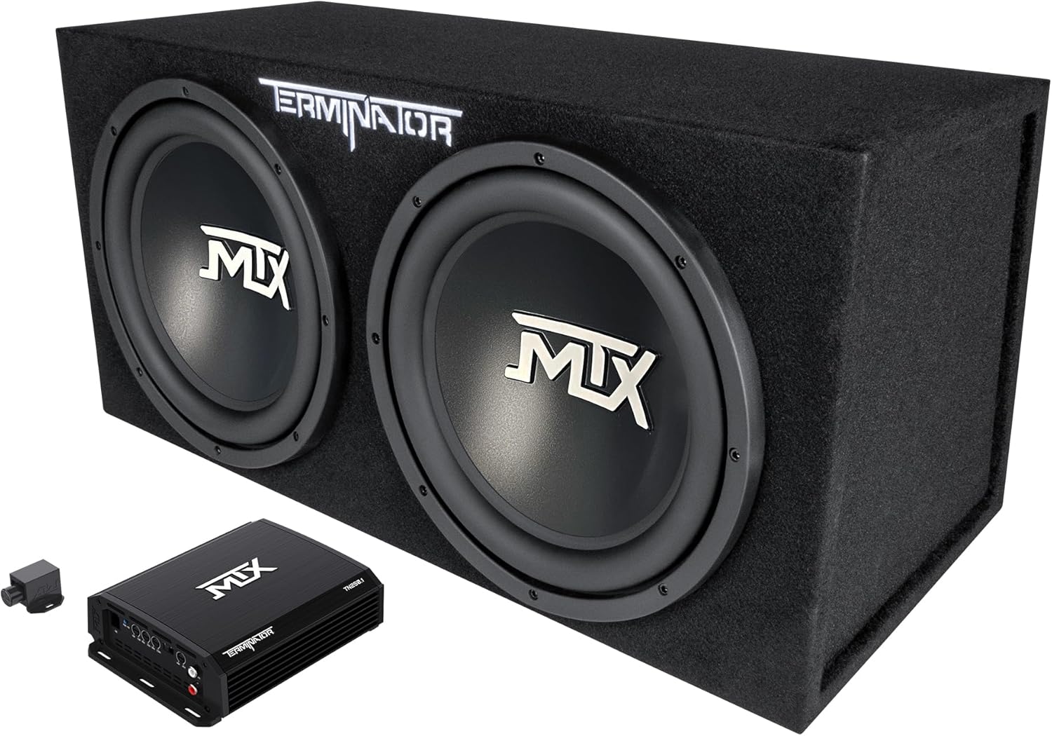 MTX TNP212D2 12-Inch Dual Loaded Subwoofer with Amplifier Combo