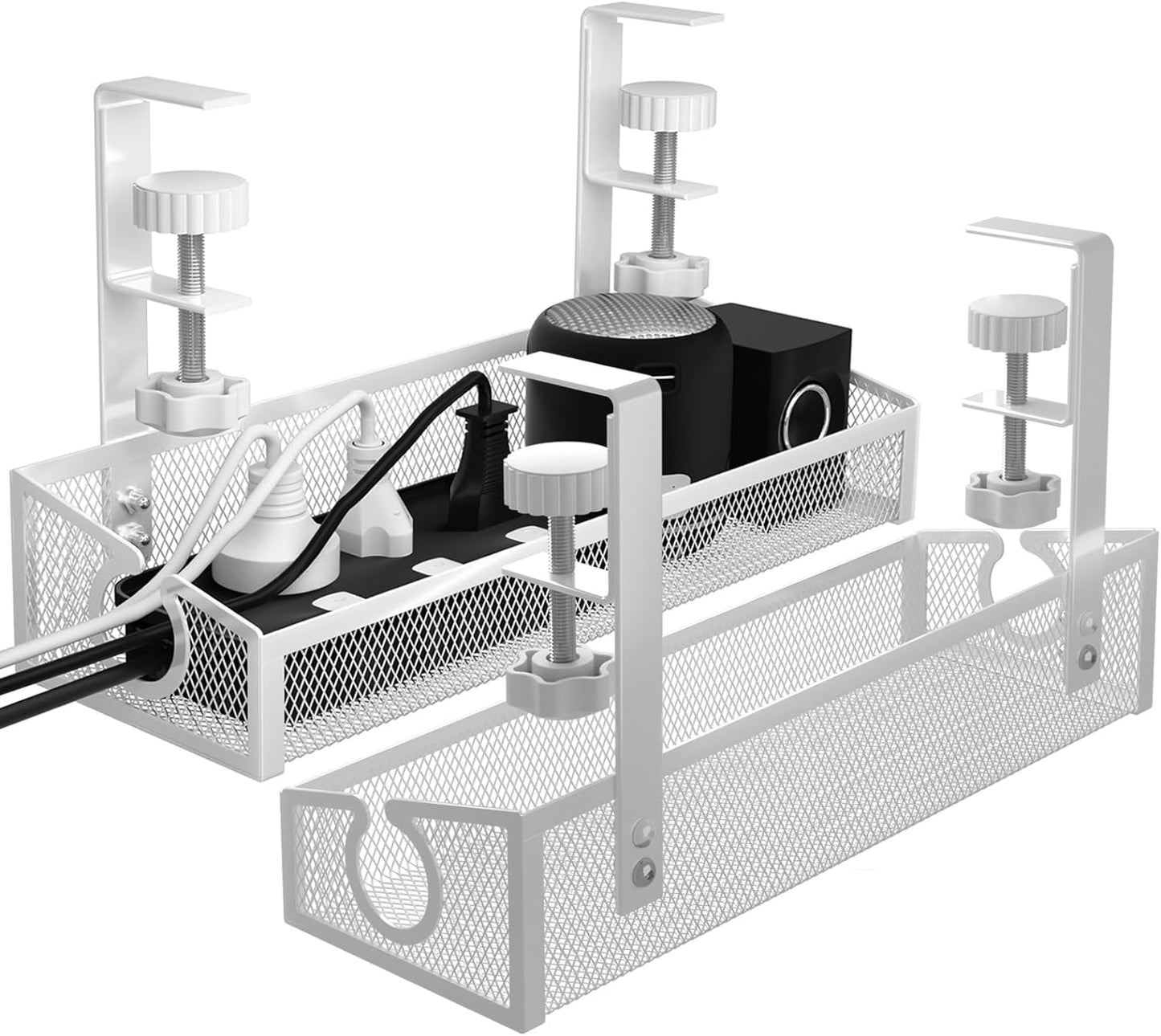 Kaiferty No Drill Cable Tray: Organize & Declutter!