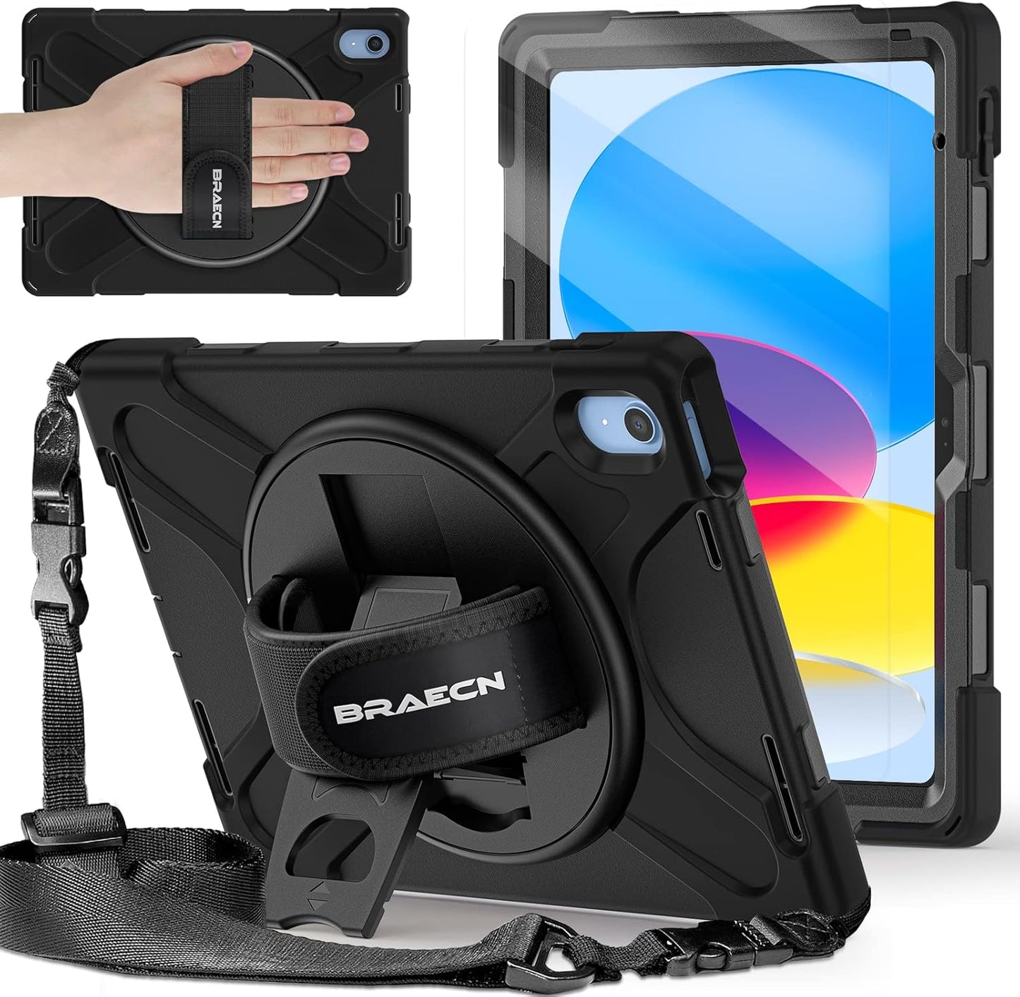 Shockproof Protective Case for iPad 11th/10th Generation 2022/2025