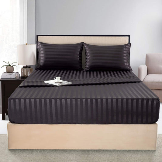 Satin-Silk Sheets King Size Set for Luxurious Sleep Experience
