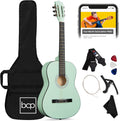 38in Acoustic Guitar Starter Kit SoCal Green - Complete Beginner Set