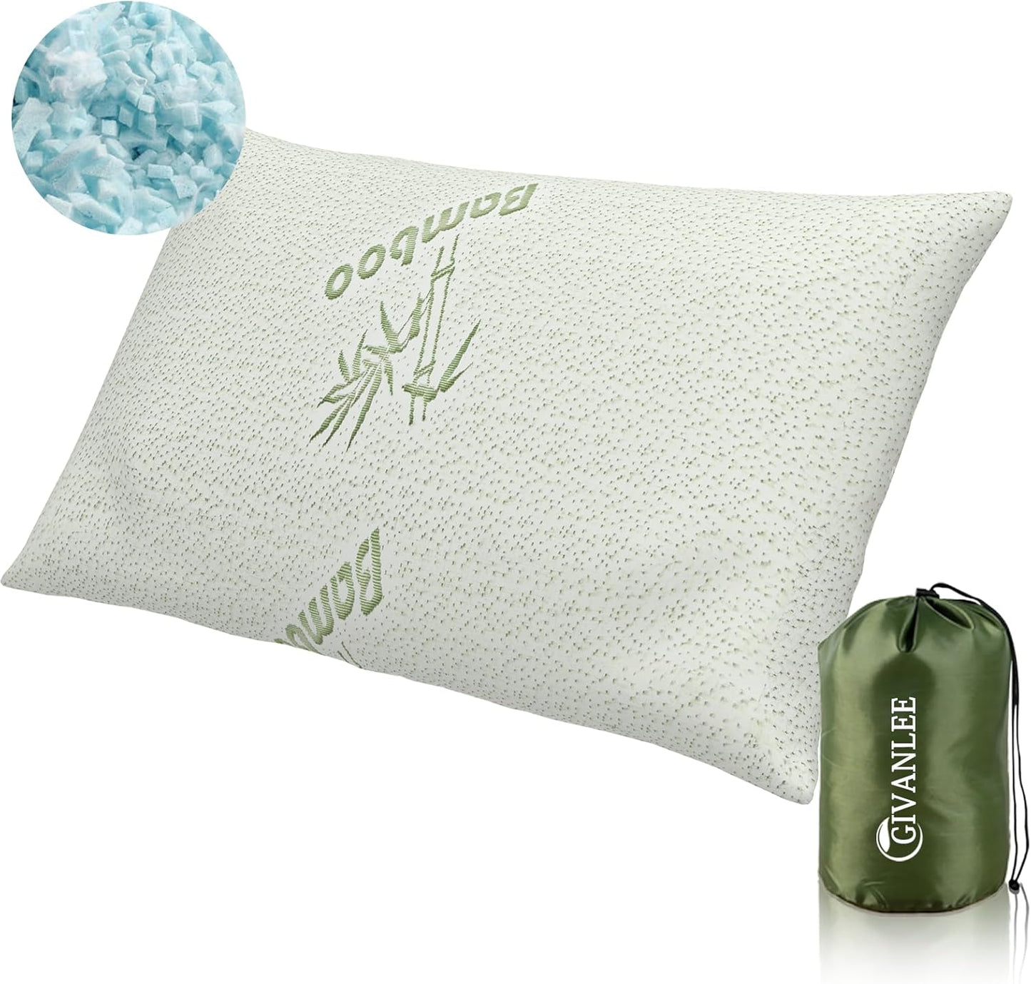 Memory Foam Camping Pillow - Compact & Comfortable