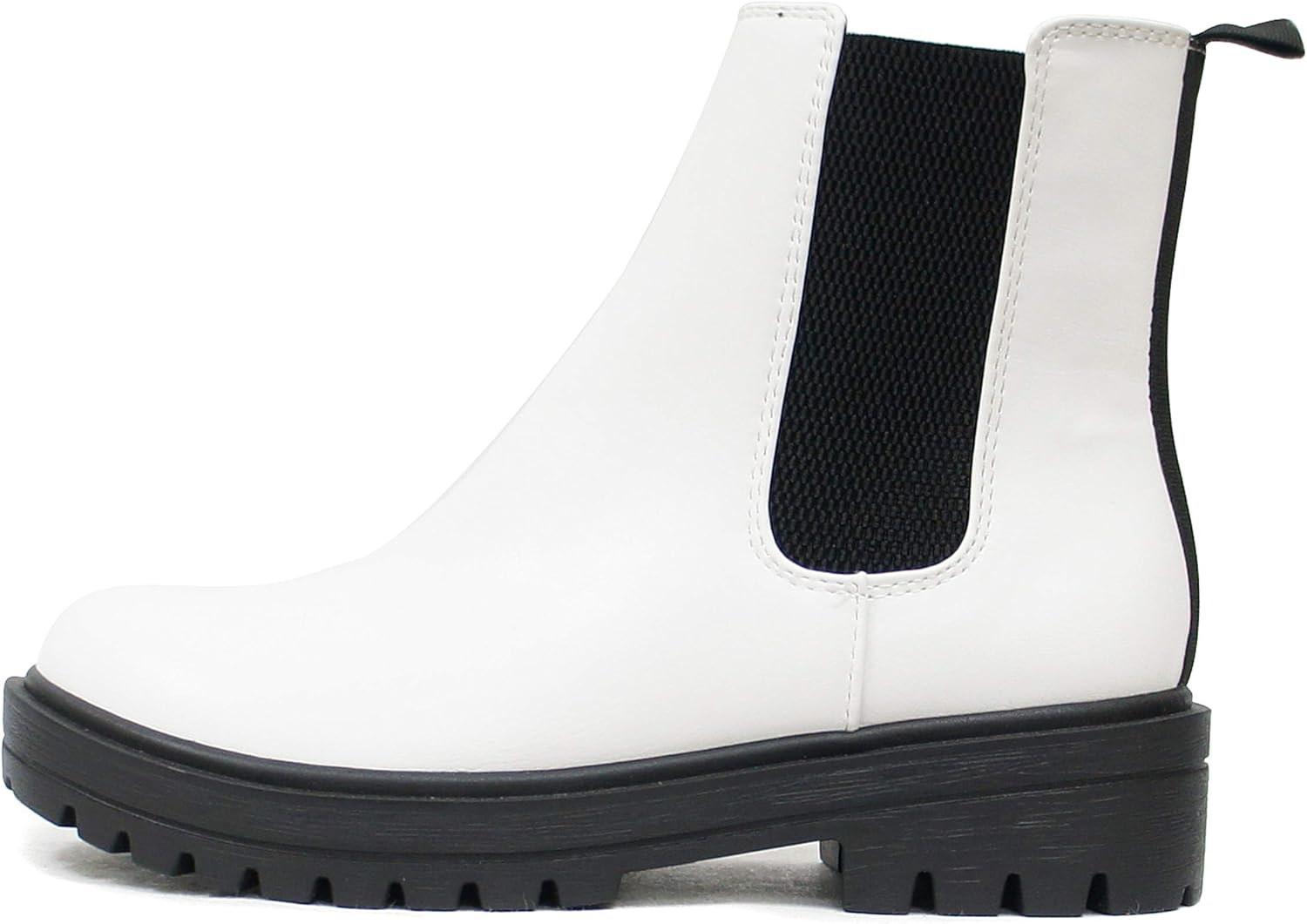 Soda Pilot Women Lug Sole Low Heel Chelsea Ankle Bootie Review