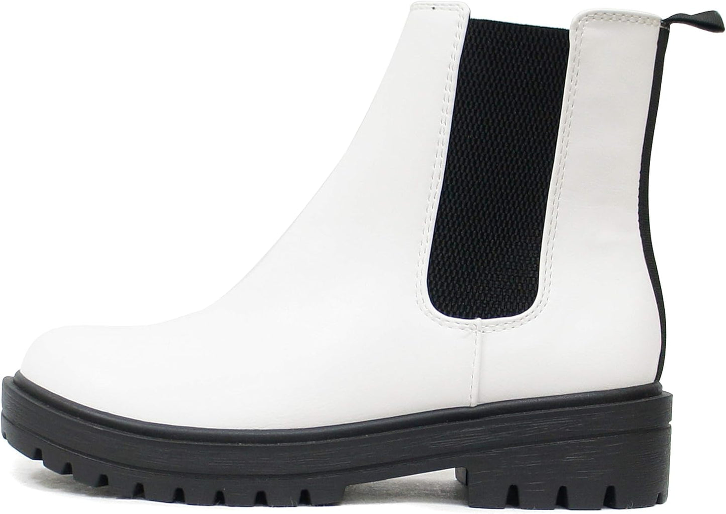 Soda Pilot Women Lug Sole Low Heel Chelsea Ankle Bootie Review