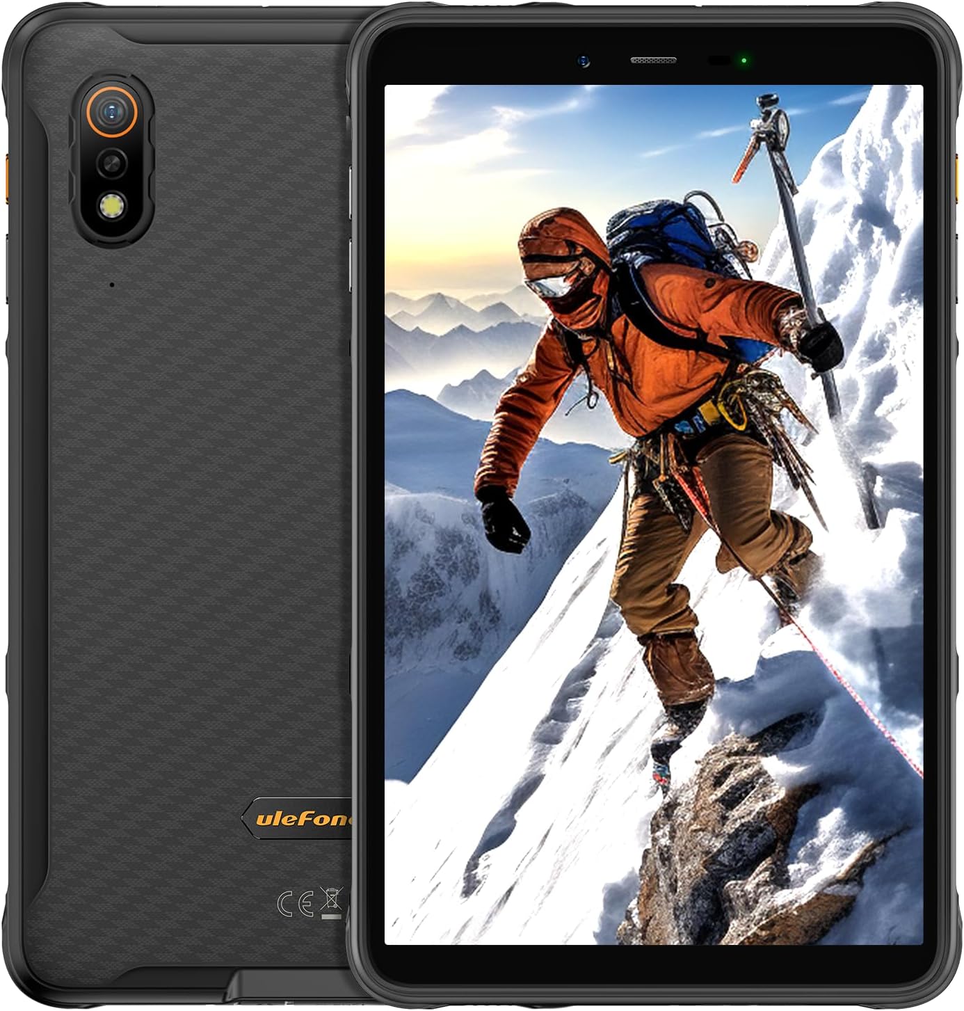 Rugged 8 Inch Tablet with 7650mAh Battery and IP69K Rating