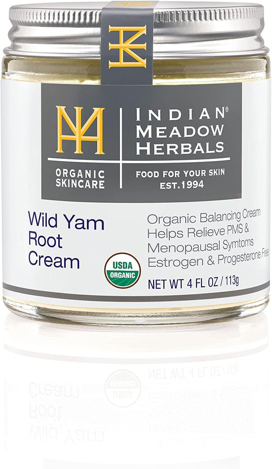 Wild Yam Root Cream for PMS & Menopause Relief - Organic Solution