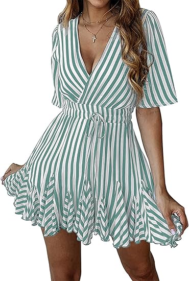 PRETTYGARDEN Women's Casual Summer Striped Dress for Every Occasion