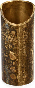 The Rock Slide Aged Brass Slide - Extra Large for Guitarists