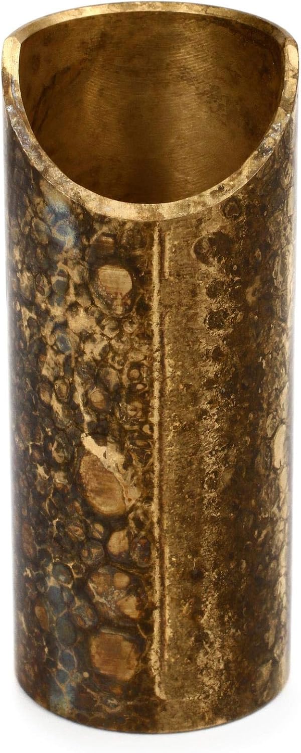 The Rock Slide Aged Brass Slide - Extra Large for Musicians