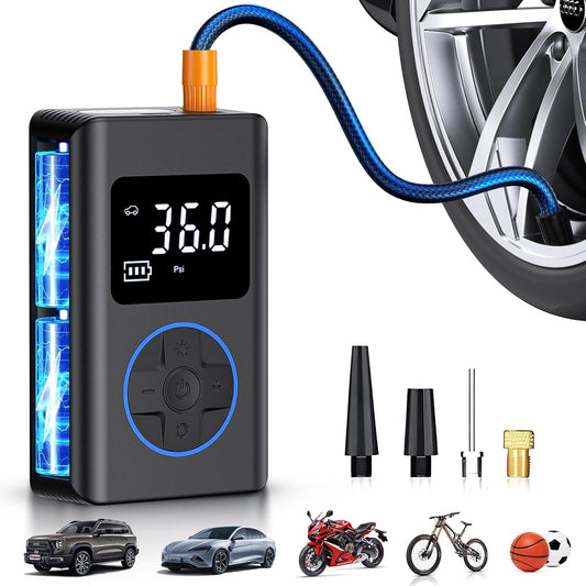 150PSI Portable Air Compressor - Inflate Anywhere!