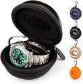 Single Watch Travel Case Portable Watch Box Organizer - Secure Travel