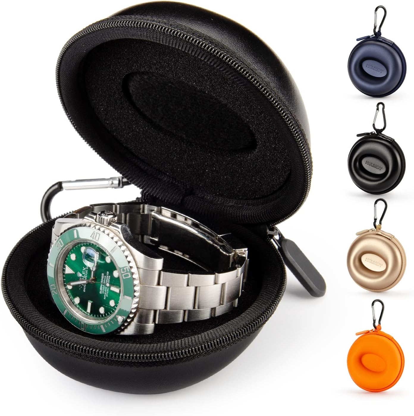HELMDY Single Watch Travel Case: Ultimate Portable Organizer for Watches