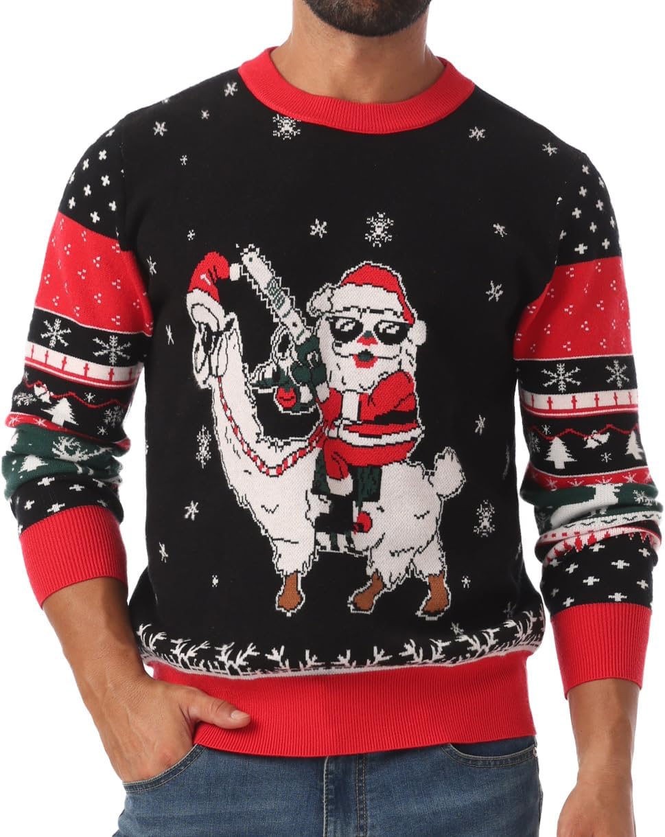 Sailwind Men's Christmas Sweater for Ugly Sweater Parties