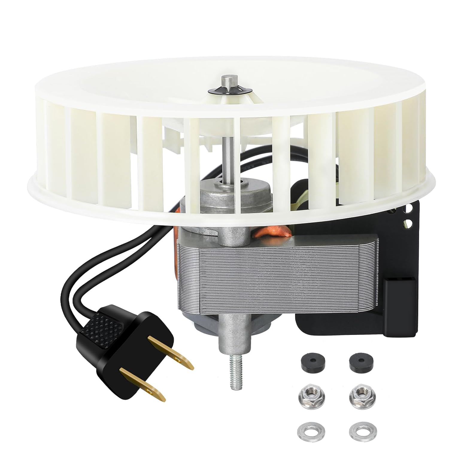S89850000 Bathroom Exhaust Fan Motor & Blower Wheel for Quiet Use