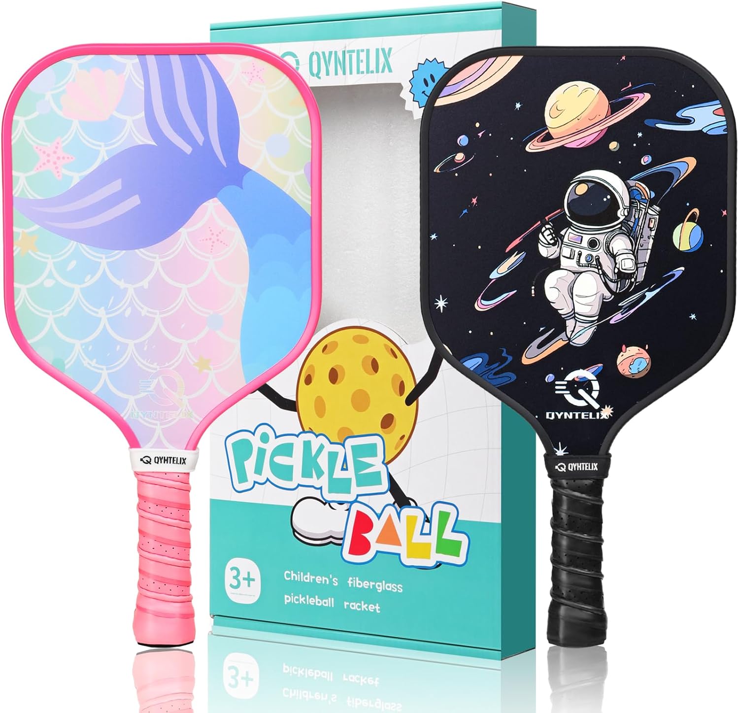 Kids Pickleball Paddle Set - Fun Designs for Young Players