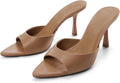 High Heel Mules for Women Slip On Pointed Toe Stiletto - Classy 3in
