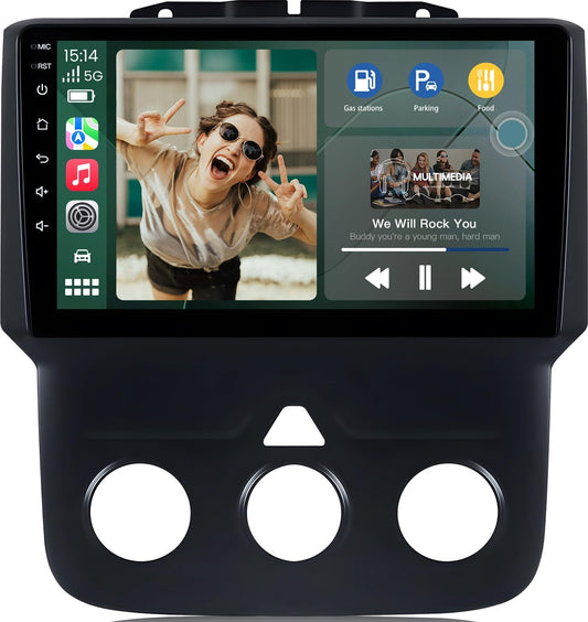 Car Radio for Dodge Ram 2013-2018: 9 Inch Touch Screen Stereo
