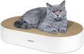 Cat Scratcher Oval Corrugated Cardboard Scratch Pad 63x35x10cm - Cozy
