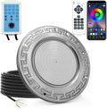Pool Lights for Inground Pool 10in LED Color Changing - App, Remote