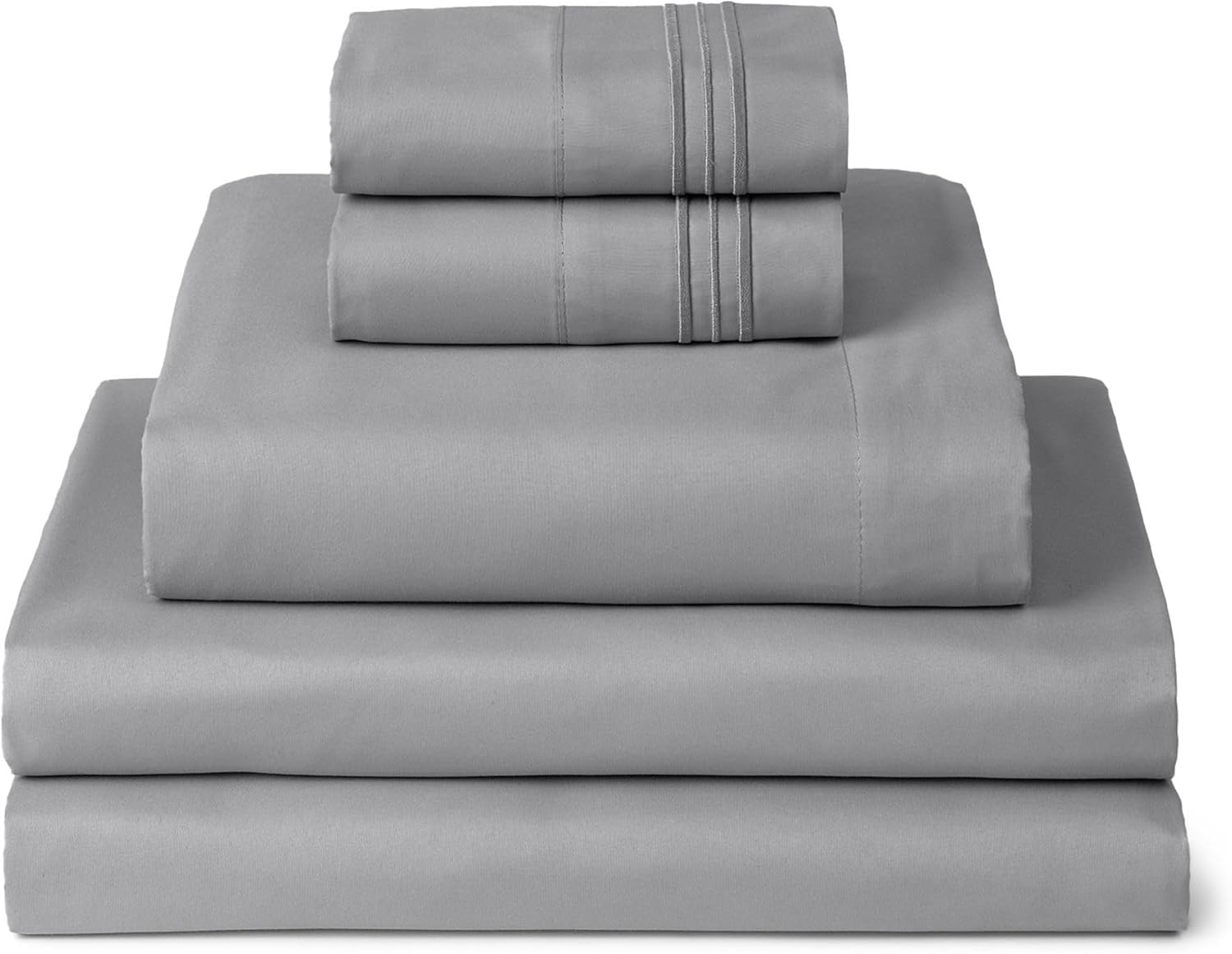 Mellanni Split King Sheets Set - Luxury Cooling Bed Sheets