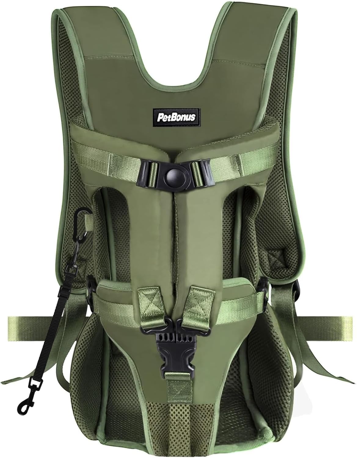PetBonus Adjustable Dog Carrier Backpack for Hiking and Cycling
