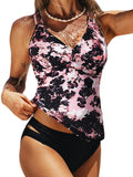 BIKINX Tankini Two Piece Tummy Control Swimsuit - V Neck Fit