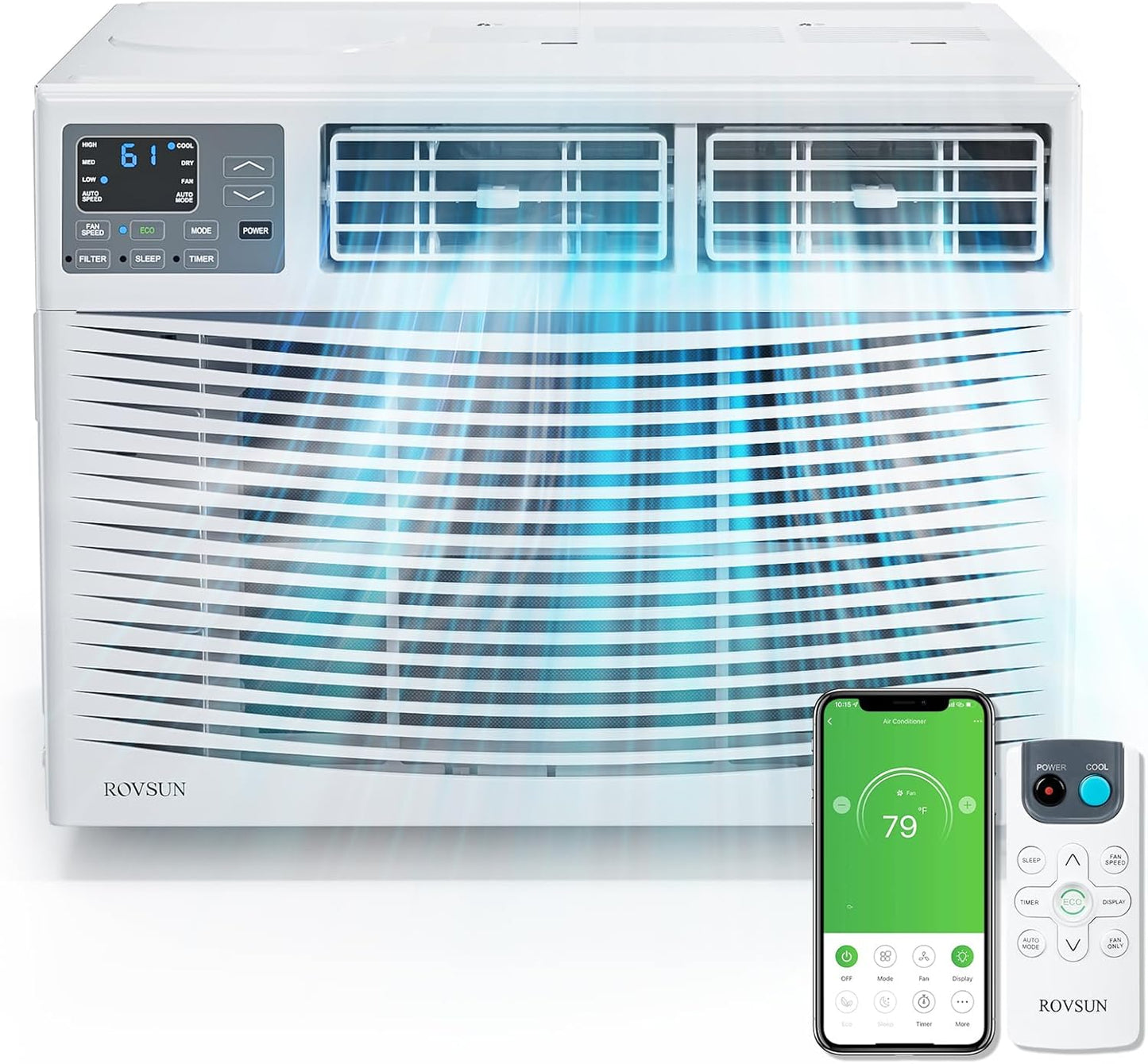 ROVSUN Smart 10000 BTU Window Air Conditioner with WiFi Control