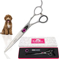 Kenchii Love Dog Grooming Scissors 7 in Straight Shears - Precise Trim