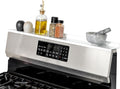 StoveShelf 20ft Apartment Length White Magnetic Shelf for Stove - Easy