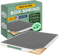 Full XL Wood Box Spring Foundation - Unassembled Quiet 4.5 in
