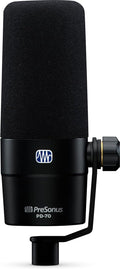 PreSonus PD-70 Dynamic Vocal Microphone for Broadcast - Clear Voice