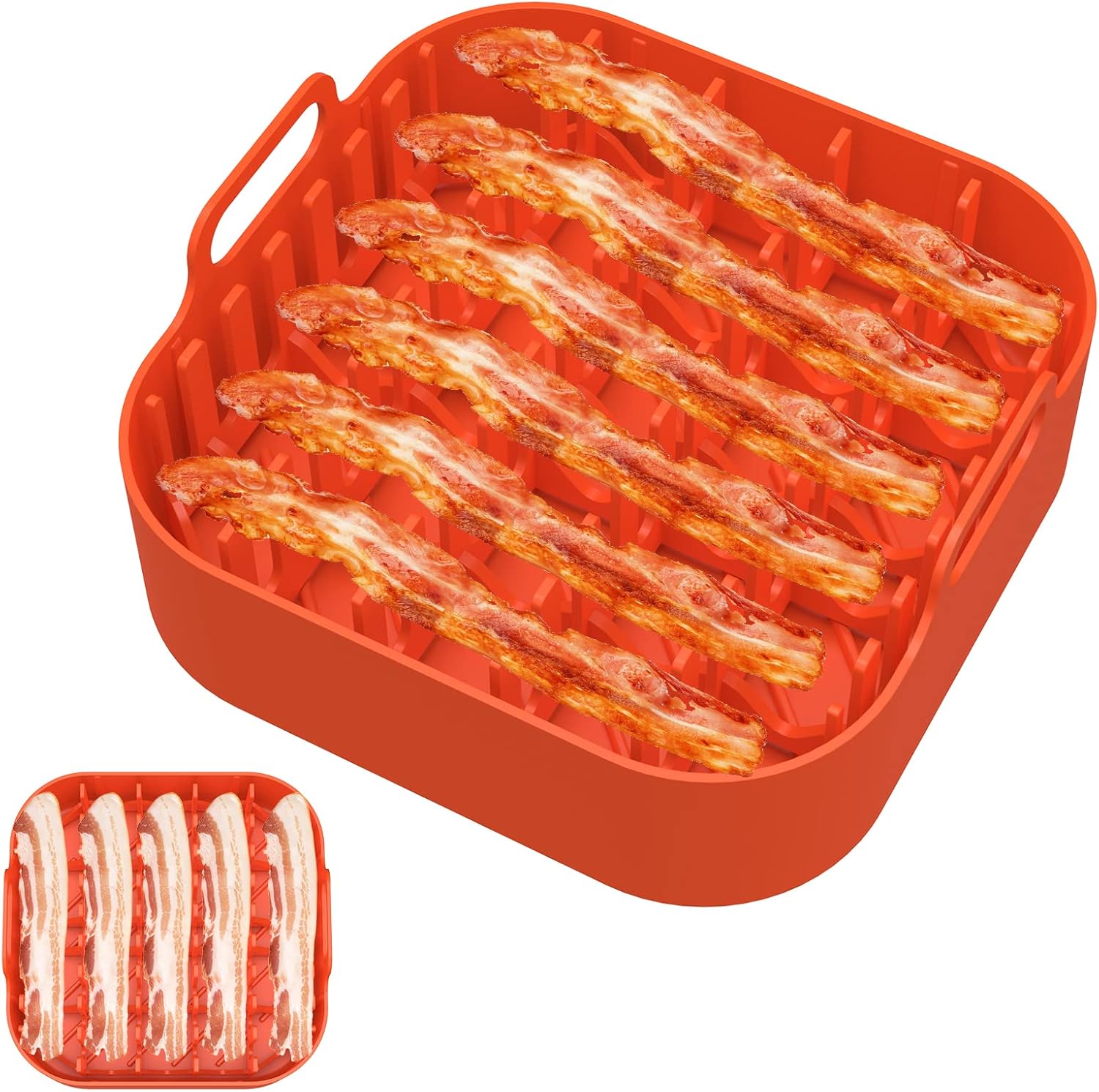 Silicone Bacon Cooker - Crispy & Reusable!