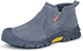 Welding Work Boots for Men Slip On Steel Toe Shoes - Fireproof Safety