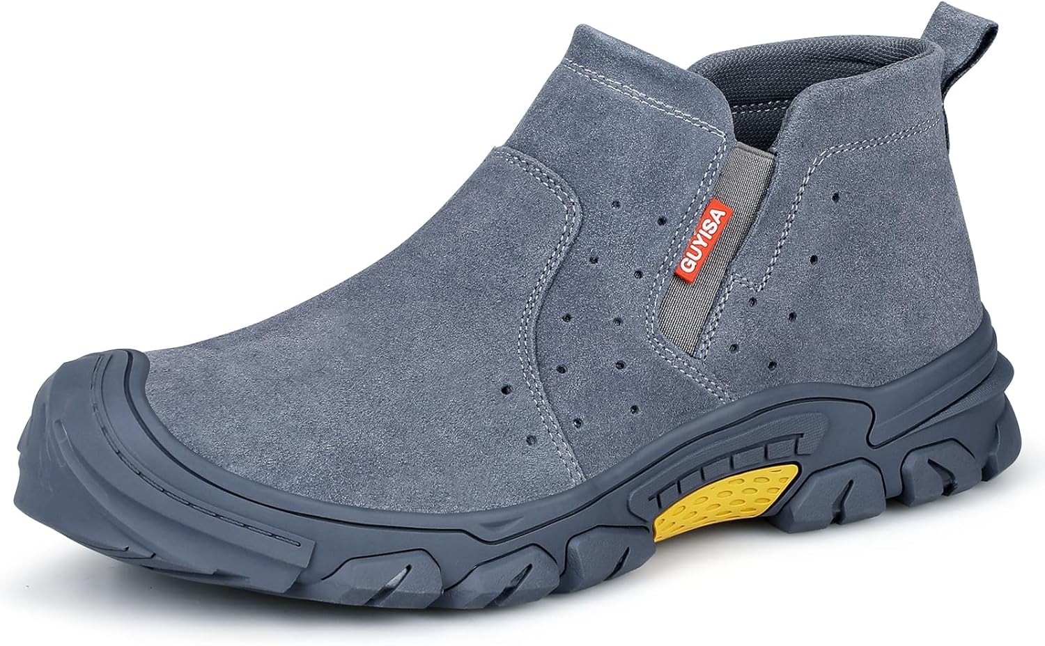 GLANOUDUN Welding Work Boots for Men - Indestructible Safety Footwear