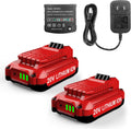 Powilling 2Pack 20V 3.5Ah Replacement V20 Battery and Charger Kit
