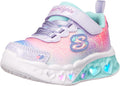 Skechers Unisex-Child Flutter Heart Lights Sneaker - Comfortable