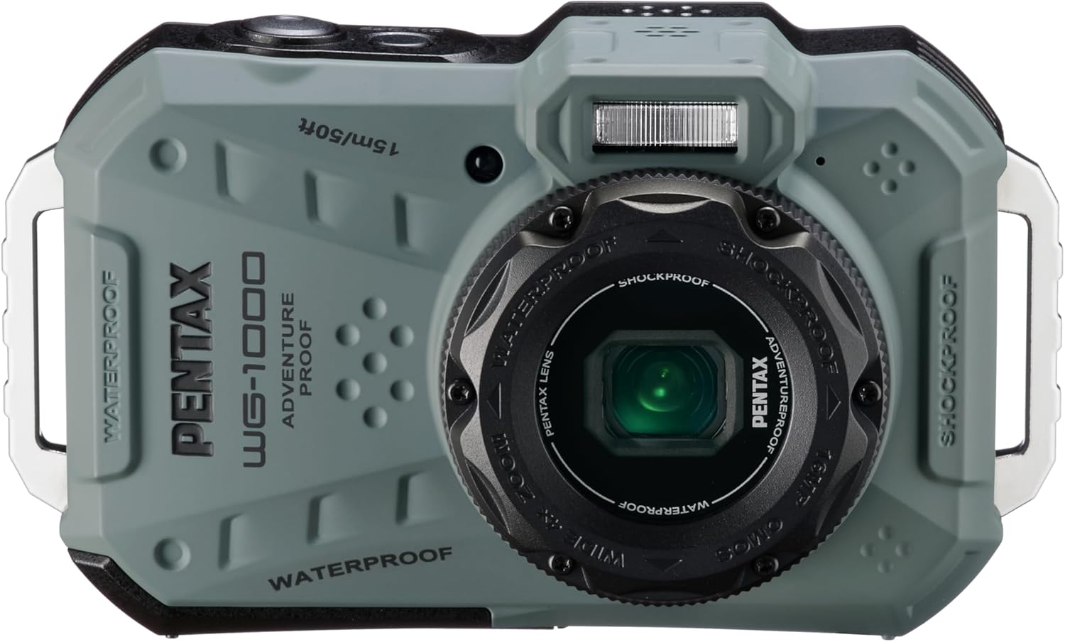 Pentax WG-1000 Olive Waterproof Camera - Dive in! Capture Moments 15M Deep