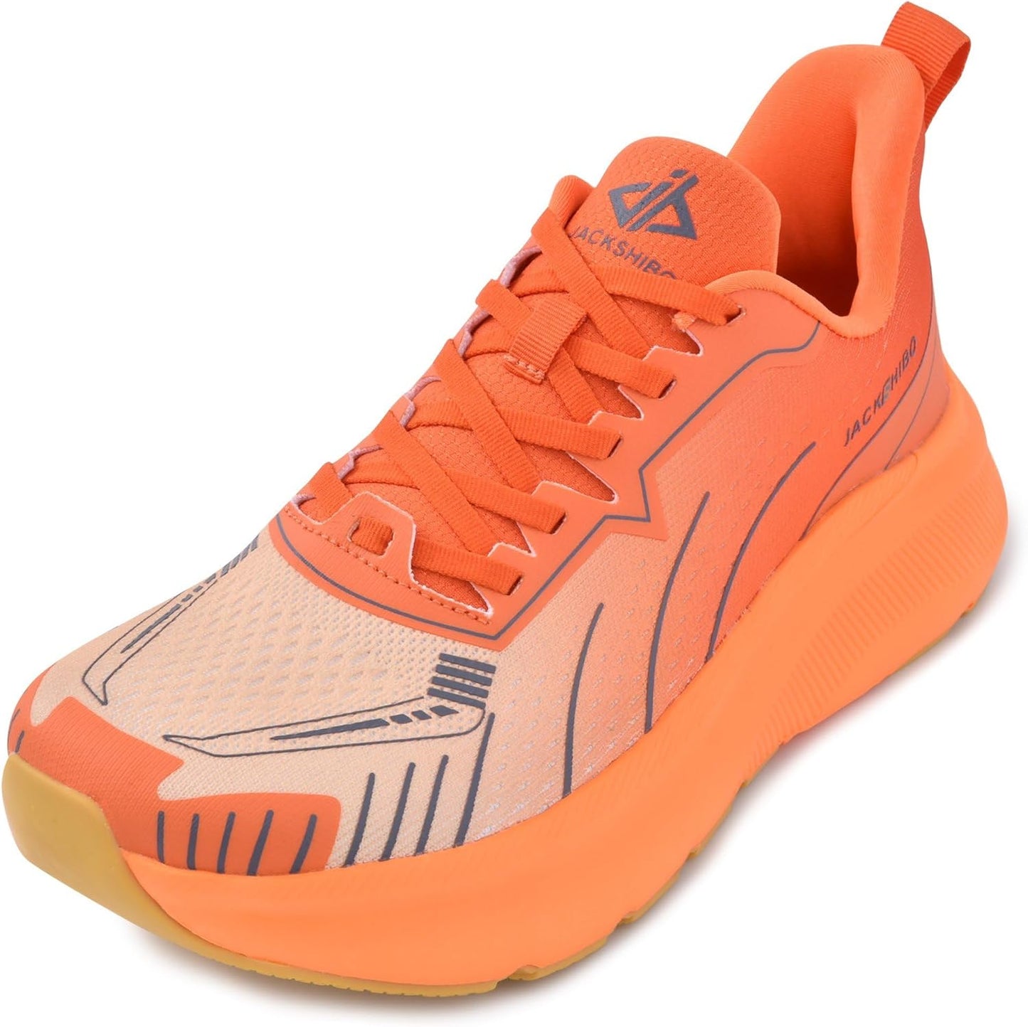 JACKSHIBO Slip on Arch Support Wide Sneakers for Comfort